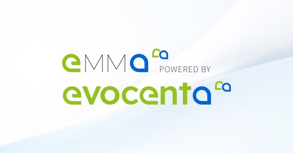 Neue CI für evocenta & neues Logo für EMMA®AI