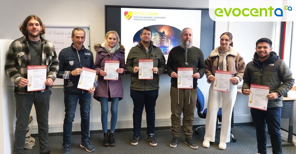 Unsere Brandschutzhelfer-Schulung