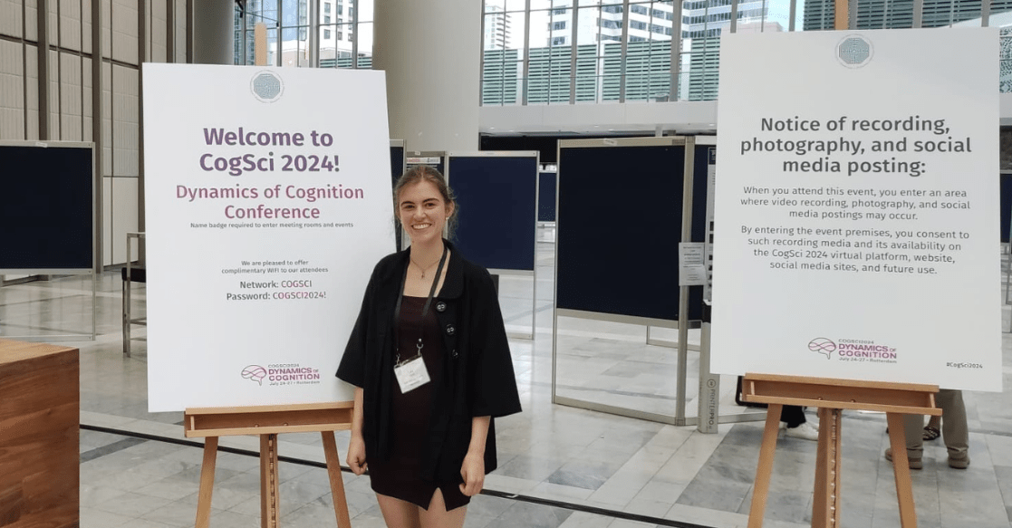 Unsere Kollegin Lea Kati bei der CogSci 2024