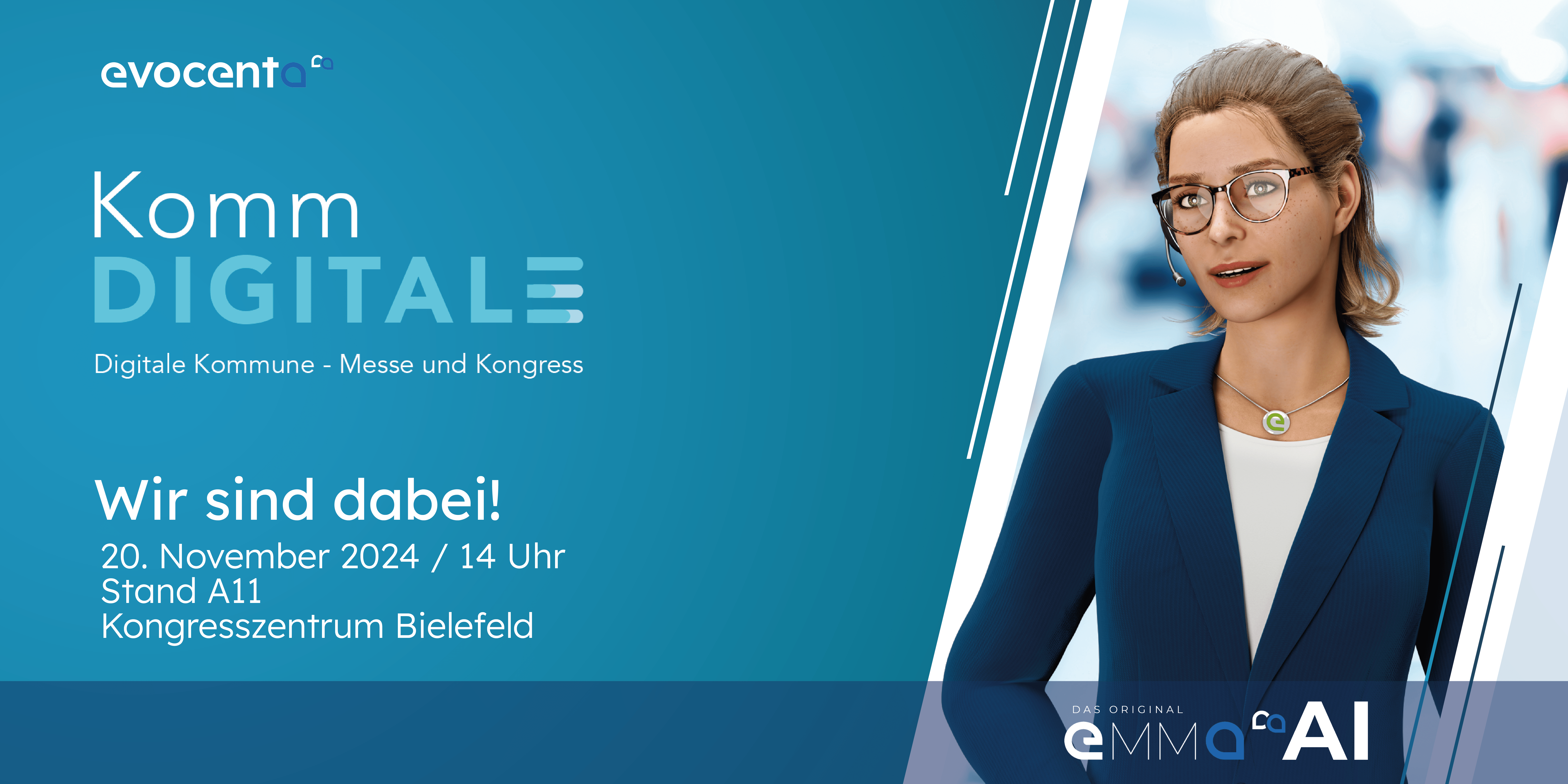 EMMA®AI auf der KommDIGITALE 2024