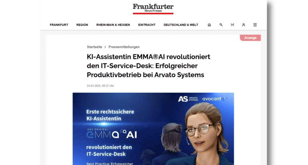 EMMA®AI: Im IT-Service Desk Produktivbetrieb
