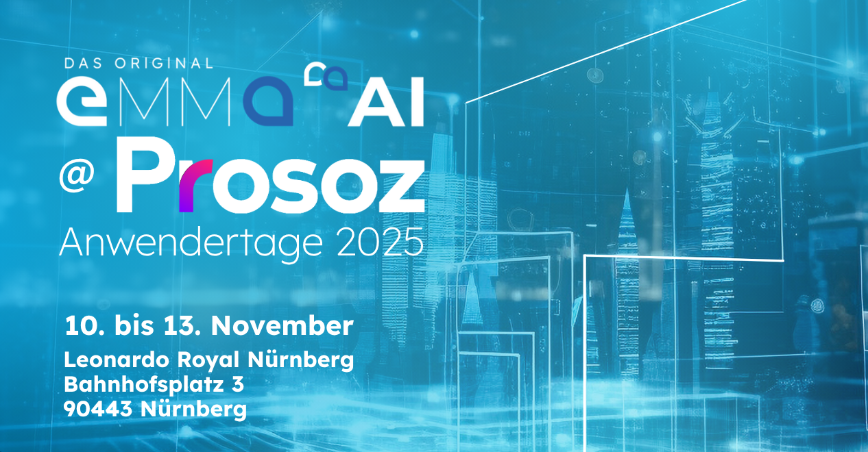 Meet EMMA®AI – Prosoz Anwendertage 2025